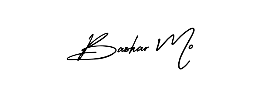 Use a signature maker to create a handwritten signature online. With this signature software, you can design (AmerikaSignatureDemo-Regular) your own signature for name Bashar Mo. Bashar Mo signature style 3 images and pictures png