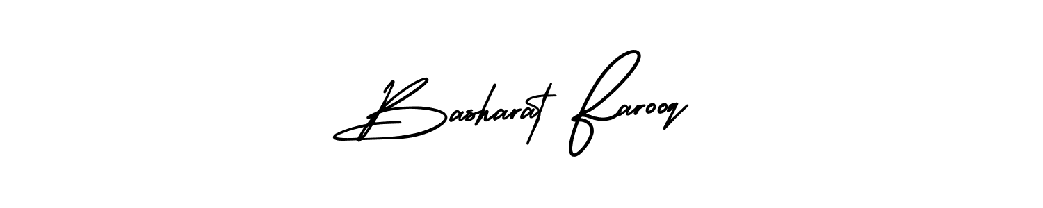 Design your own signature with our free online signature maker. With this signature software, you can create a handwritten (AmerikaSignatureDemo-Regular) signature for name Basharat Farooq. Basharat Farooq signature style 3 images and pictures png