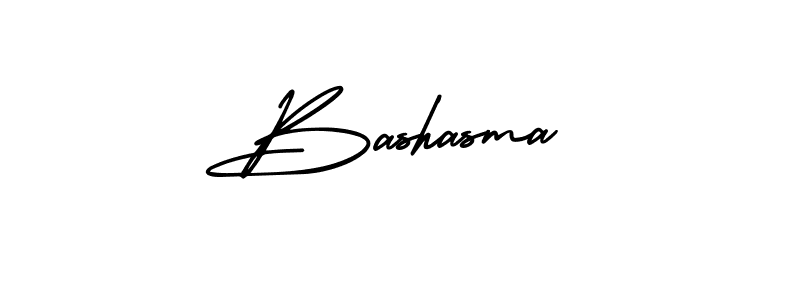 How to make Bashasma name signature. Use AmerikaSignatureDemo-Regular style for creating short signs online. This is the latest handwritten sign. Bashasma signature style 3 images and pictures png