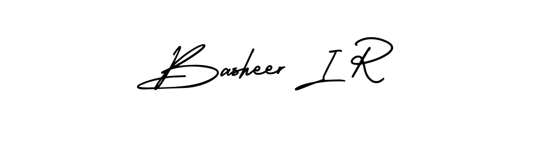 You can use this online signature creator to create a handwritten signature for the name Basheer I R. This is the best online autograph maker. Basheer I R signature style 3 images and pictures png