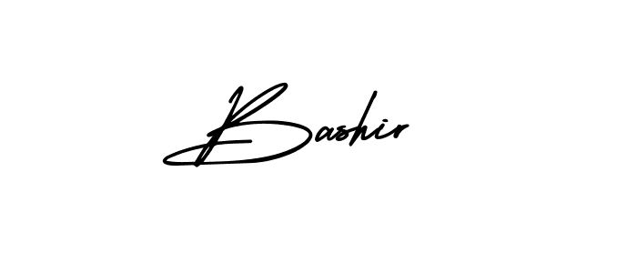 You should practise on your own different ways (AmerikaSignatureDemo-Regular) to write your name (Bashir ) in signature. don't let someone else do it for you. Bashir  signature style 3 images and pictures png