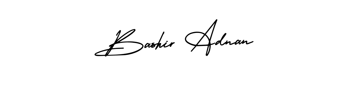 How to Draw Bashir Adnan signature style? AmerikaSignatureDemo-Regular is a latest design signature styles for name Bashir Adnan. Bashir Adnan signature style 3 images and pictures png