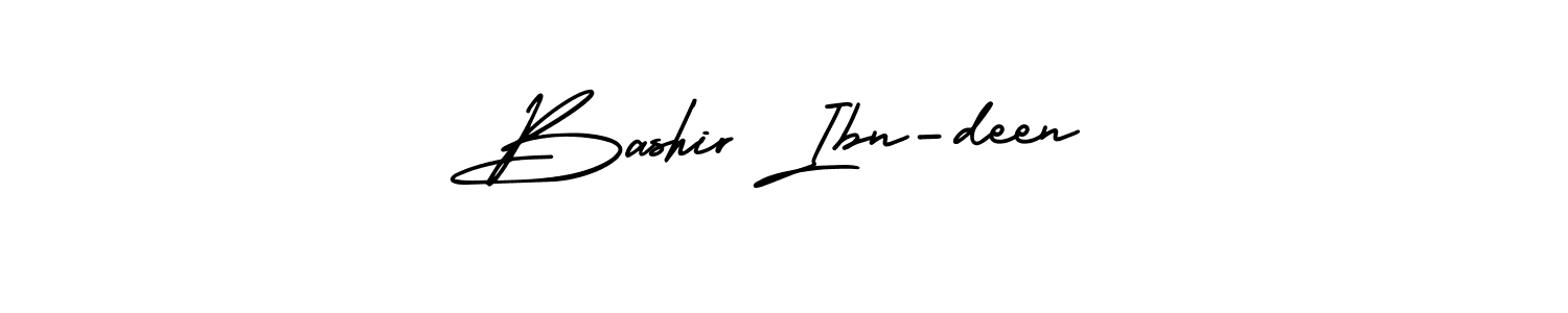 It looks lik you need a new signature style for name Bashir Ibn-deen. Design unique handwritten (AmerikaSignatureDemo-Regular) signature with our free signature maker in just a few clicks. Bashir Ibn-deen signature style 3 images and pictures png