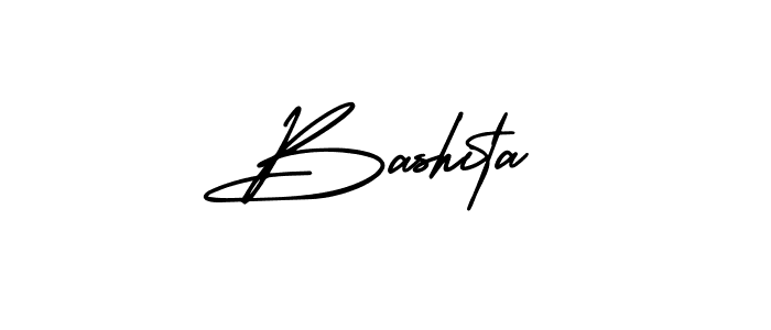 Use a signature maker to create a handwritten signature online. With this signature software, you can design (AmerikaSignatureDemo-Regular) your own signature for name Bashita. Bashita signature style 3 images and pictures png