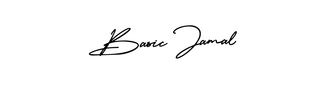Use a signature maker to create a handwritten signature online. With this signature software, you can design (AmerikaSignatureDemo-Regular) your own signature for name Basic Jamal. Basic Jamal signature style 3 images and pictures png