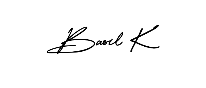 if you are searching for the best signature style for your name Basil K. so please give up your signature search. here we have designed multiple signature styles  using AmerikaSignatureDemo-Regular. Basil K signature style 3 images and pictures png