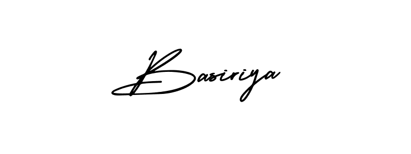 Basiriya stylish signature style. Best Handwritten Sign (AmerikaSignatureDemo-Regular) for my name. Handwritten Signature Collection Ideas for my name Basiriya. Basiriya signature style 3 images and pictures png