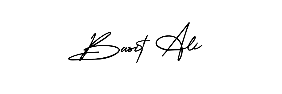 Make a beautiful signature design for name Basit Ali. With this signature (AmerikaSignatureDemo-Regular) style, you can create a handwritten signature for free. Basit Ali signature style 3 images and pictures png