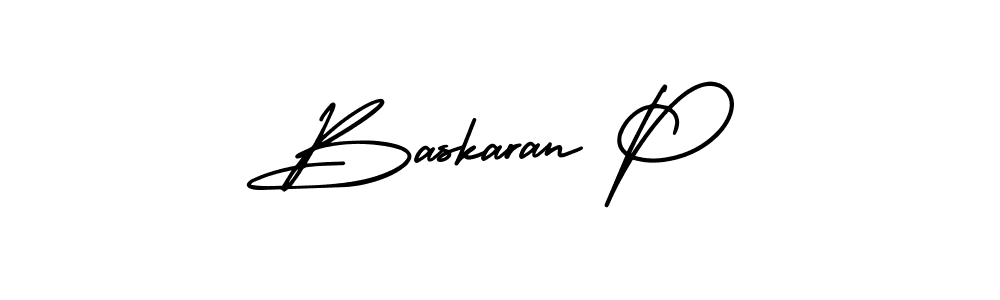 Make a beautiful signature design for name Baskaran P. Use this online signature maker to create a handwritten signature for free. Baskaran P signature style 3 images and pictures png