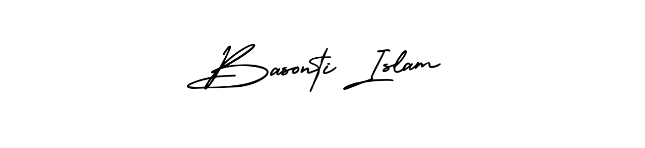 Best and Professional Signature Style for Basonti Islam. AmerikaSignatureDemo-Regular Best Signature Style Collection. Basonti Islam signature style 3 images and pictures png