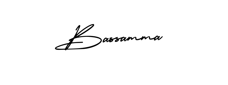 Make a beautiful signature design for name Bassamma. Use this online signature maker to create a handwritten signature for free. Bassamma signature style 3 images and pictures png