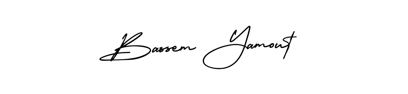 See photos of Bassem Yamout official signature by Spectra . Check more albums & portfolios. Read reviews & check more about AmerikaSignatureDemo-Regular font. Bassem Yamout signature style 3 images and pictures png