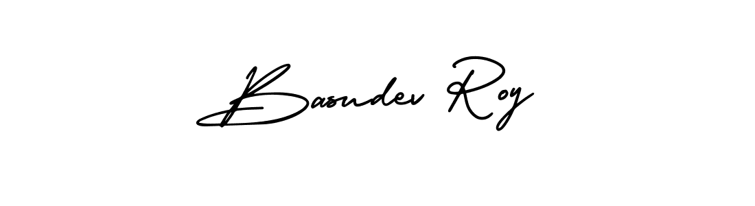 Create a beautiful signature design for name Basudev Roy. With this signature (AmerikaSignatureDemo-Regular) fonts, you can make a handwritten signature for free. Basudev Roy signature style 3 images and pictures png