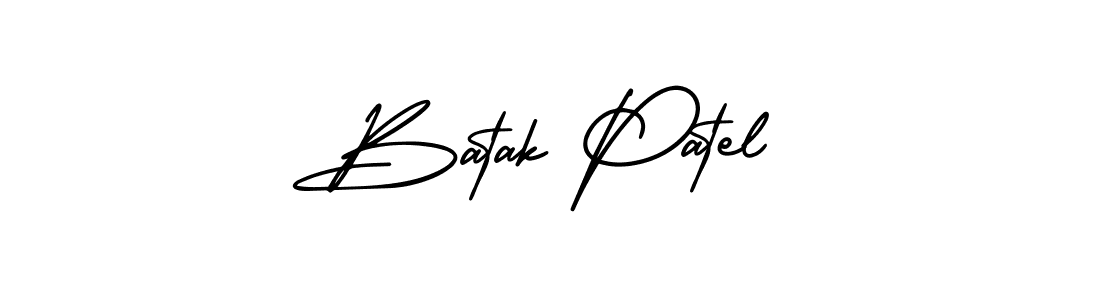 How to Draw Batak Patel signature style? AmerikaSignatureDemo-Regular is a latest design signature styles for name Batak Patel. Batak Patel signature style 3 images and pictures png