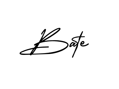 Bate stylish signature style. Best Handwritten Sign (AmerikaSignatureDemo-Regular) for my name. Handwritten Signature Collection Ideas for my name Bate. Bate signature style 3 images and pictures png