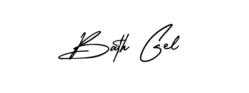 Make a beautiful signature design for name Bath Gel. With this signature (AmerikaSignatureDemo-Regular) style, you can create a handwritten signature for free. Bath Gel signature style 3 images and pictures png