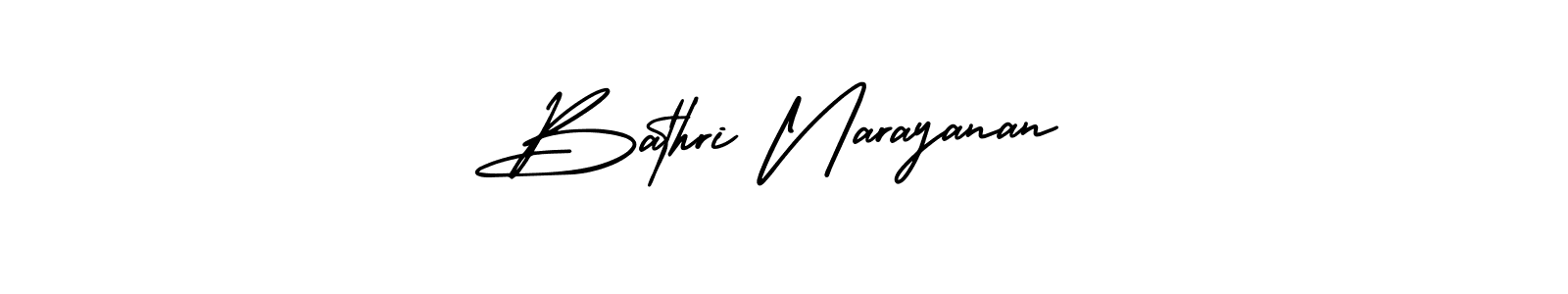 Similarly AmerikaSignatureDemo-Regular is the best handwritten signature design. Signature creator online .You can use it as an online autograph creator for name Bathri Narayanan. Bathri Narayanan signature style 3 images and pictures png