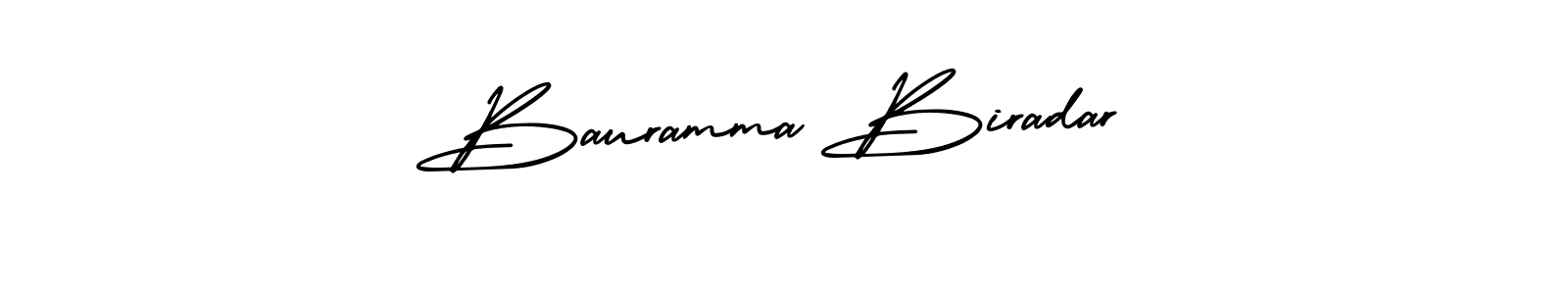 Bauramma Biradar stylish signature style. Best Handwritten Sign (AmerikaSignatureDemo-Regular) for my name. Handwritten Signature Collection Ideas for my name Bauramma Biradar. Bauramma Biradar signature style 3 images and pictures png