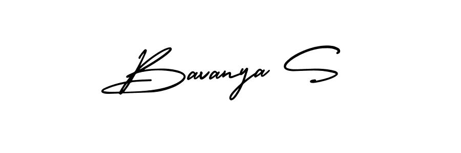 Best and Professional Signature Style for Bavanya S. AmerikaSignatureDemo-Regular Best Signature Style Collection. Bavanya S signature style 3 images and pictures png