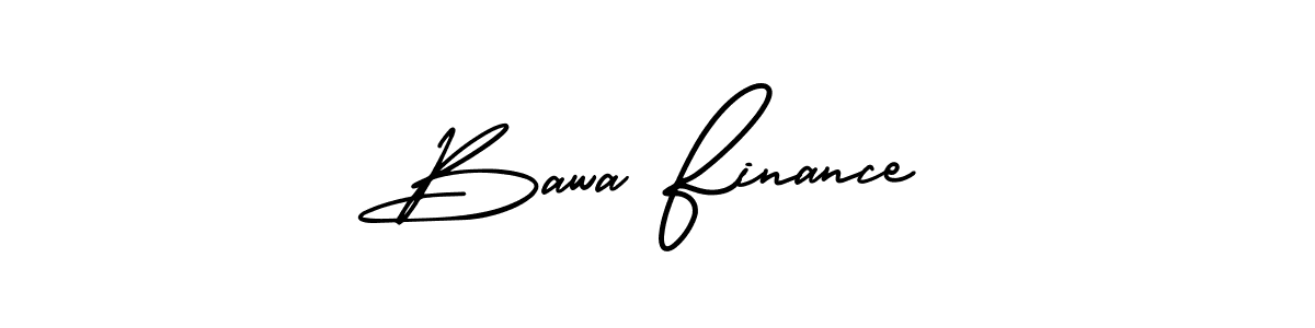 Bawa Finance stylish signature style. Best Handwritten Sign (AmerikaSignatureDemo-Regular) for my name. Handwritten Signature Collection Ideas for my name Bawa Finance. Bawa Finance signature style 3 images and pictures png