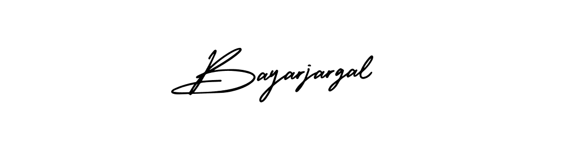 Create a beautiful signature design for name Bayarjargal. With this signature (AmerikaSignatureDemo-Regular) fonts, you can make a handwritten signature for free. Bayarjargal signature style 3 images and pictures png