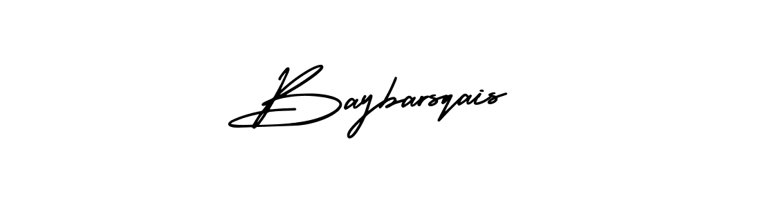 Use a signature maker to create a handwritten signature online. With this signature software, you can design (AmerikaSignatureDemo-Regular) your own signature for name Baybarsqais. Baybarsqais signature style 3 images and pictures png