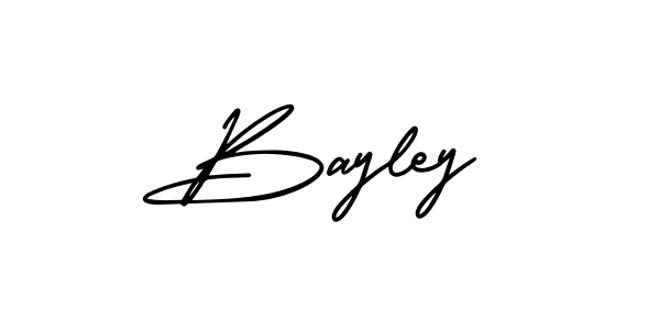 Design your own signature with our free online signature maker. With this signature software, you can create a handwritten (AmerikaSignatureDemo-Regular) signature for name Bayley. Bayley signature style 3 images and pictures png