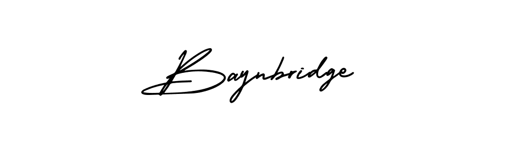 Baynbridge stylish signature style. Best Handwritten Sign (AmerikaSignatureDemo-Regular) for my name. Handwritten Signature Collection Ideas for my name Baynbridge. Baynbridge signature style 3 images and pictures png