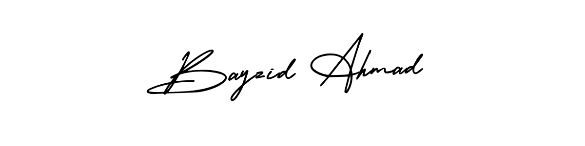 Make a beautiful signature design for name Bayzid Ahmad. With this signature (AmerikaSignatureDemo-Regular) style, you can create a handwritten signature for free. Bayzid Ahmad signature style 3 images and pictures png