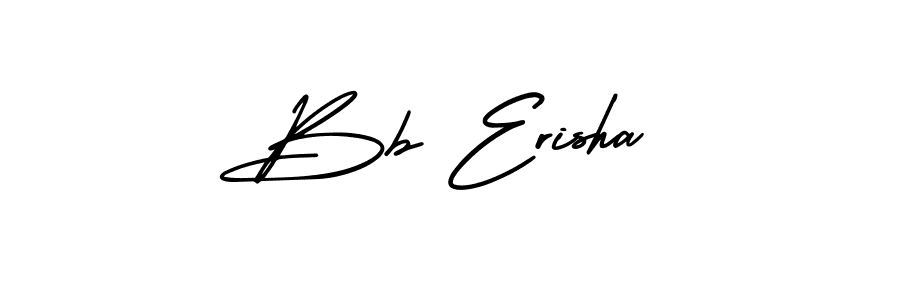 Make a beautiful signature design for name Bb Erisha. With this signature (AmerikaSignatureDemo-Regular) style, you can create a handwritten signature for free. Bb Erisha signature style 3 images and pictures png