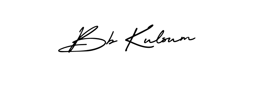 Use a signature maker to create a handwritten signature online. With this signature software, you can design (AmerikaSignatureDemo-Regular) your own signature for name Bb Kulsum. Bb Kulsum signature style 3 images and pictures png