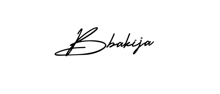 Create a beautiful signature design for name Bbakija. With this signature (AmerikaSignatureDemo-Regular) fonts, you can make a handwritten signature for free. Bbakija signature style 3 images and pictures png