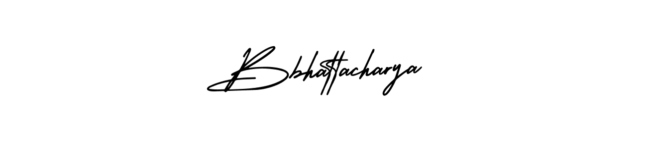 Use a signature maker to create a handwritten signature online. With this signature software, you can design (AmerikaSignatureDemo-Regular) your own signature for name Bbhattacharya. Bbhattacharya signature style 3 images and pictures png