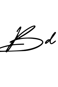 Use a signature maker to create a handwritten signature online. With this signature software, you can design (AmerikaSignatureDemo-Regular) your own signature for name Bd. Bd signature style 3 images and pictures png