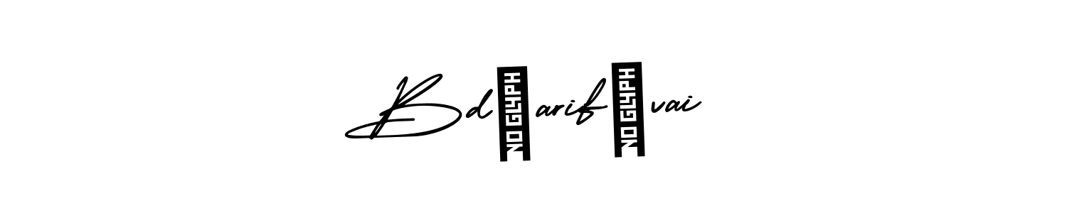 Bd★arif★vai stylish signature style. Best Handwritten Sign (AmerikaSignatureDemo-Regular) for my name. Handwritten Signature Collection Ideas for my name Bd★arif★vai. Bd★arif★vai signature style 3 images and pictures png
