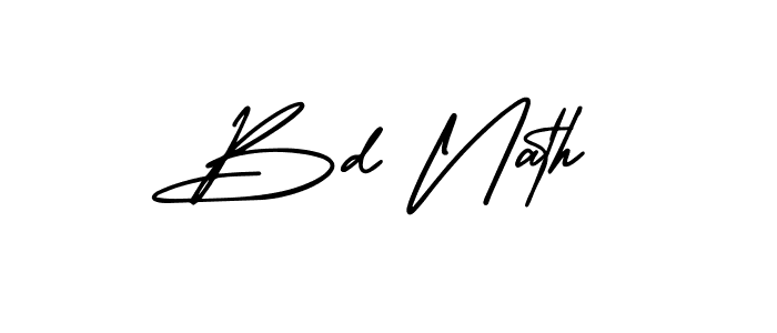 How to make Bd Nath signature? AmerikaSignatureDemo-Regular is a professional autograph style. Create handwritten signature for Bd Nath name. Bd Nath signature style 3 images and pictures png