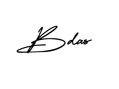 How to make Bdas name signature. Use AmerikaSignatureDemo-Regular style for creating short signs online. This is the latest handwritten sign. Bdas signature style 3 images and pictures png