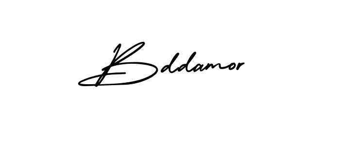 Create a beautiful signature design for name Bddamor. With this signature (AmerikaSignatureDemo-Regular) fonts, you can make a handwritten signature for free. Bddamor signature style 3 images and pictures png