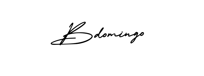 It looks lik you need a new signature style for name Bdomingo. Design unique handwritten (AmerikaSignatureDemo-Regular) signature with our free signature maker in just a few clicks. Bdomingo signature style 3 images and pictures png