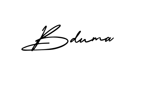 Make a beautiful signature design for name Bduma. With this signature (AmerikaSignatureDemo-Regular) style, you can create a handwritten signature for free. Bduma signature style 3 images and pictures png