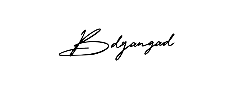 It looks lik you need a new signature style for name Bdyangad. Design unique handwritten (AmerikaSignatureDemo-Regular) signature with our free signature maker in just a few clicks. Bdyangad signature style 3 images and pictures png