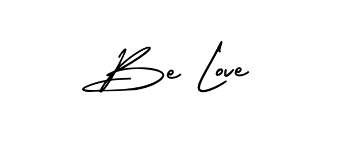 Create a beautiful signature design for name Be Love. With this signature (AmerikaSignatureDemo-Regular) fonts, you can make a handwritten signature for free. Be Love signature style 3 images and pictures png
