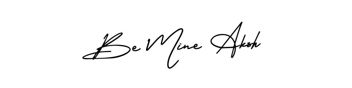 Create a beautiful signature design for name Be Mine Aksh. With this signature (AmerikaSignatureDemo-Regular) fonts, you can make a handwritten signature for free. Be Mine Aksh signature style 3 images and pictures png