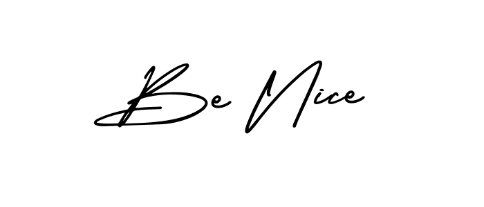 You can use this online signature creator to create a handwritten signature for the name Be Nice. This is the best online autograph maker. Be Nice signature style 3 images and pictures png