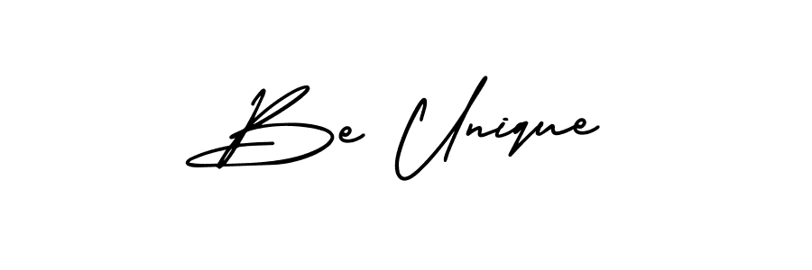 Be Unique stylish signature style. Best Handwritten Sign (AmerikaSignatureDemo-Regular) for my name. Handwritten Signature Collection Ideas for my name Be Unique. Be Unique signature style 3 images and pictures png