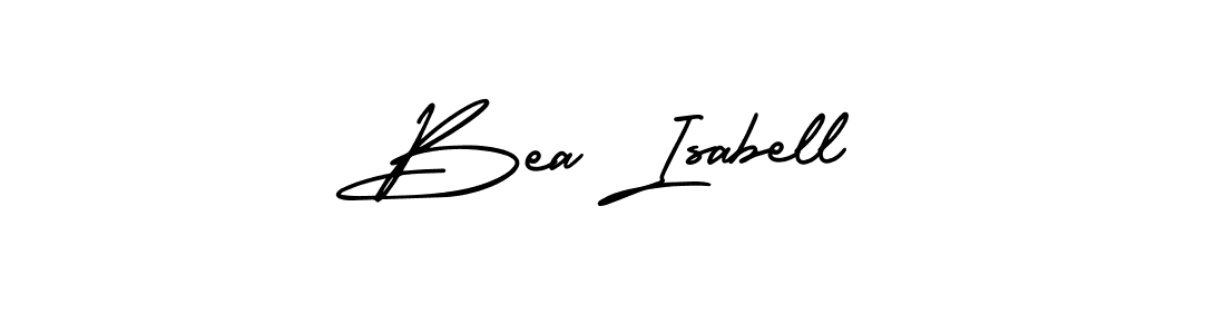 Bea Isabell stylish signature style. Best Handwritten Sign (AmerikaSignatureDemo-Regular) for my name. Handwritten Signature Collection Ideas for my name Bea Isabell. Bea Isabell signature style 3 images and pictures png