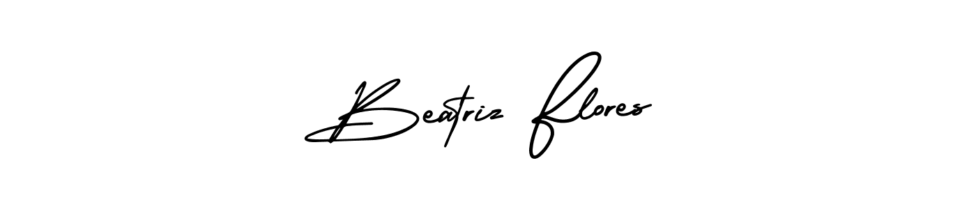 Create a beautiful signature design for name Beatriz Flores. With this signature (AmerikaSignatureDemo-Regular) fonts, you can make a handwritten signature for free. Beatriz Flores signature style 3 images and pictures png