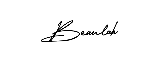 Use a signature maker to create a handwritten signature online. With this signature software, you can design (AmerikaSignatureDemo-Regular) your own signature for name Beaulah. Beaulah signature style 3 images and pictures png