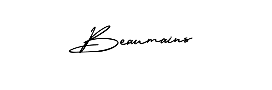 How to Draw Beaumains signature style? AmerikaSignatureDemo-Regular is a latest design signature styles for name Beaumains. Beaumains signature style 3 images and pictures png