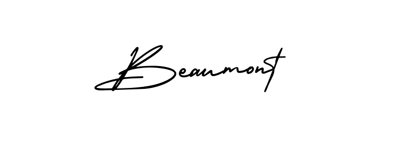 Make a beautiful signature design for name Beaumont. With this signature (AmerikaSignatureDemo-Regular) style, you can create a handwritten signature for free. Beaumont signature style 3 images and pictures png